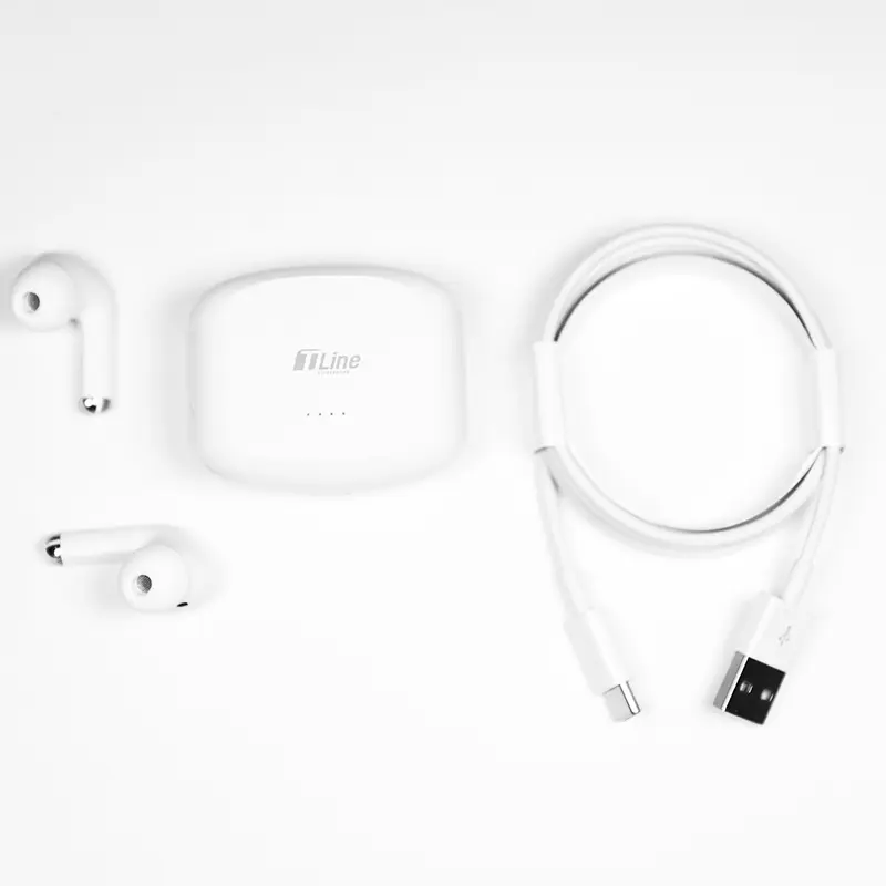 ECOUTEUR SANS FIL TLINE PODS PRO / TECHNOLOGY ANC / BLANC