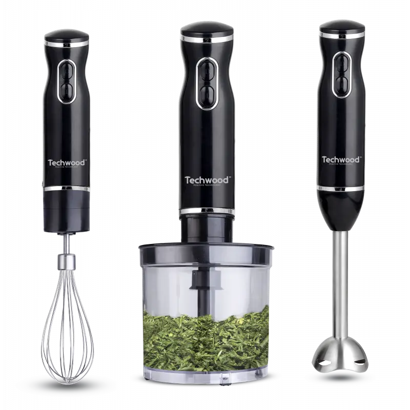 Mixeur Plongeant 3 en 1 Techwood TMS-9666 / Noir