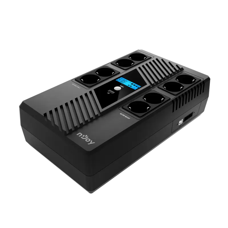 Onduleur Inline NJoy Token 800 / 480 W / 8 Prises