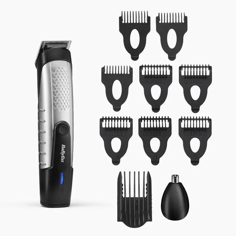 Tondeuse à Barbe BABYLISS T812E Rechargeable – Gris