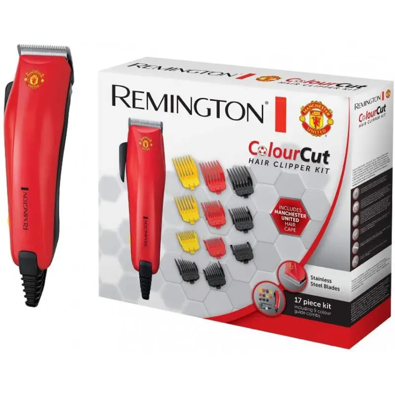 Tondeuse à cheveux Remington Colourcut Hair Clipper Manchester United Edition / Rouge