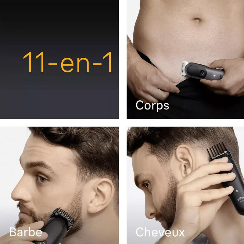 Tondeuse MULTIFONCTION 11EN1 BRAUN AIO5560