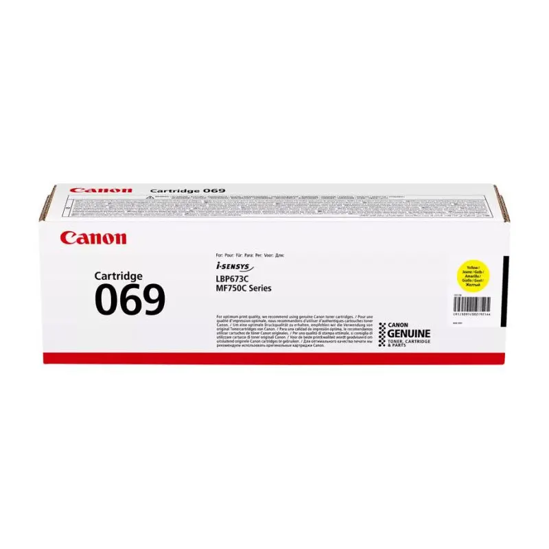 Toner Adaptable CANON CRG 069 Y / Yellow