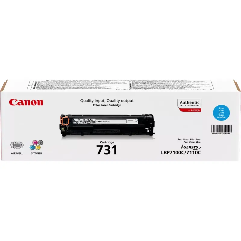 Toner Original Canon 731C / 1500 Pages / Cyan