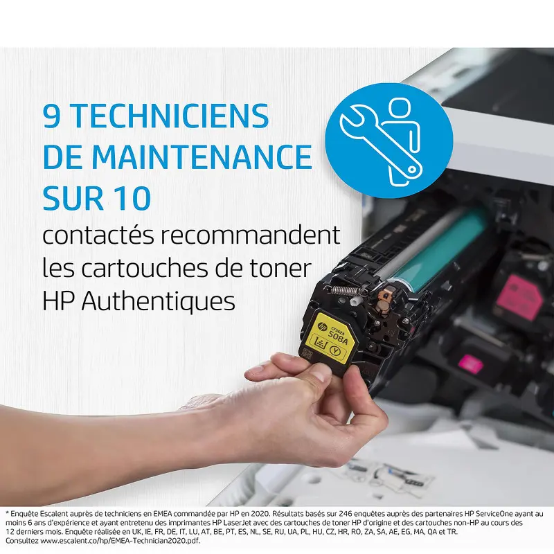 TONER ORIGINAL HP 507A – CE400A / NOIR