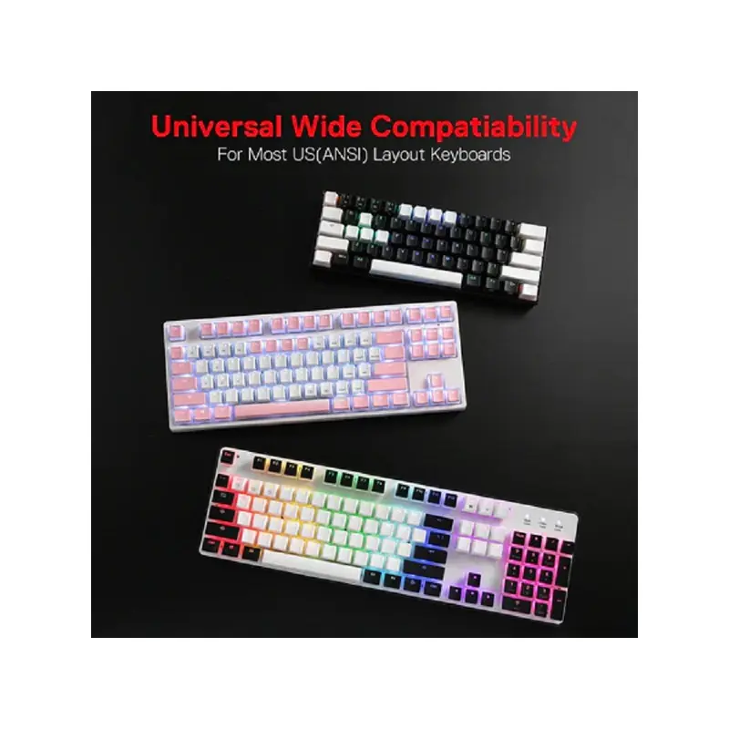 Touche Clavier Gaming Mécanique REDRAGON SCARAB A130 / RGB / Noir