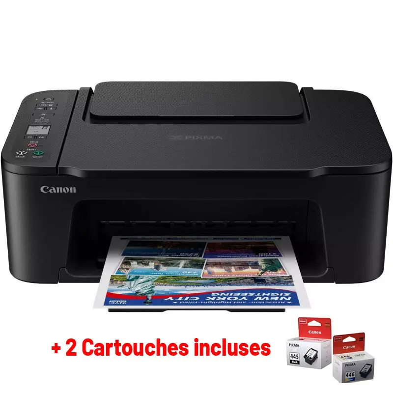 Imprimante Multifonction Jet d&rsquo;encre CANON PIXMA TS3640 Couleur Wifi + 2 Cartouches incluses