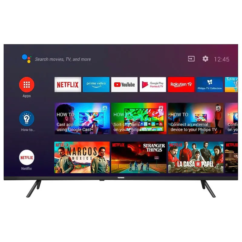 TV TELEFUNKEN 50” G3FN 4K GOOGLE TV AVEC RÉCEPTEUR INTÉGRÉ
