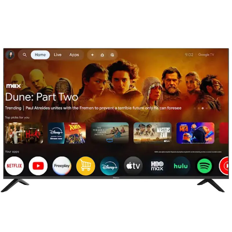 TV BIOLUX 70 » Smart Google Tv UHD 4K + Récepteur intégré