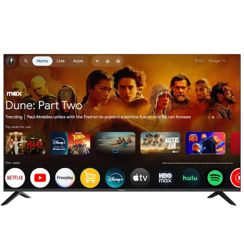 TV BIOLUX 65 » UHD 4K Google TV + Récepteur intégré