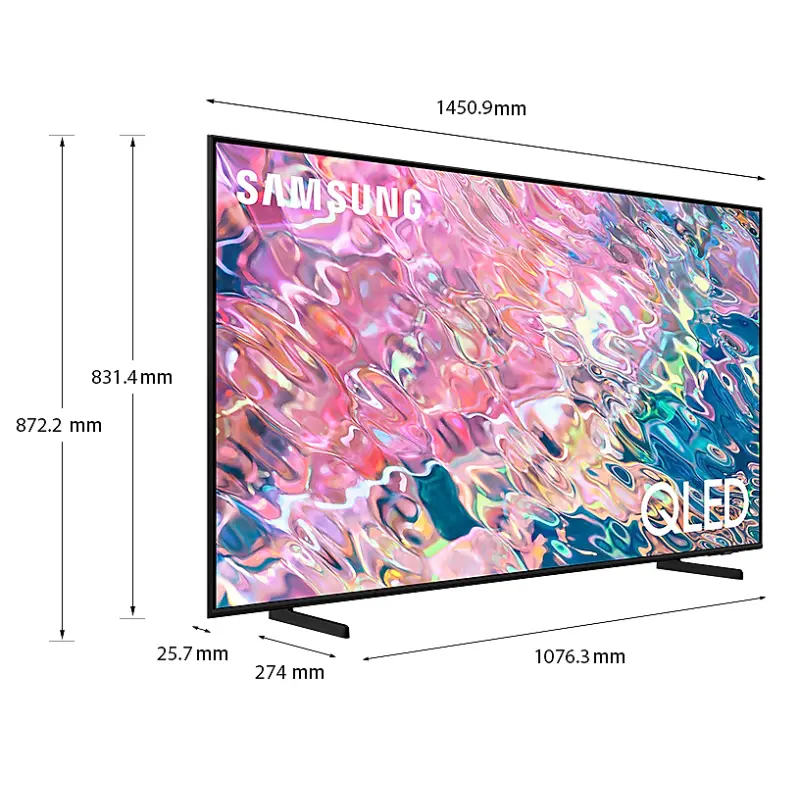 TV Samsung 65&Prime; Q60B QLED 4K Smart TV Série 6