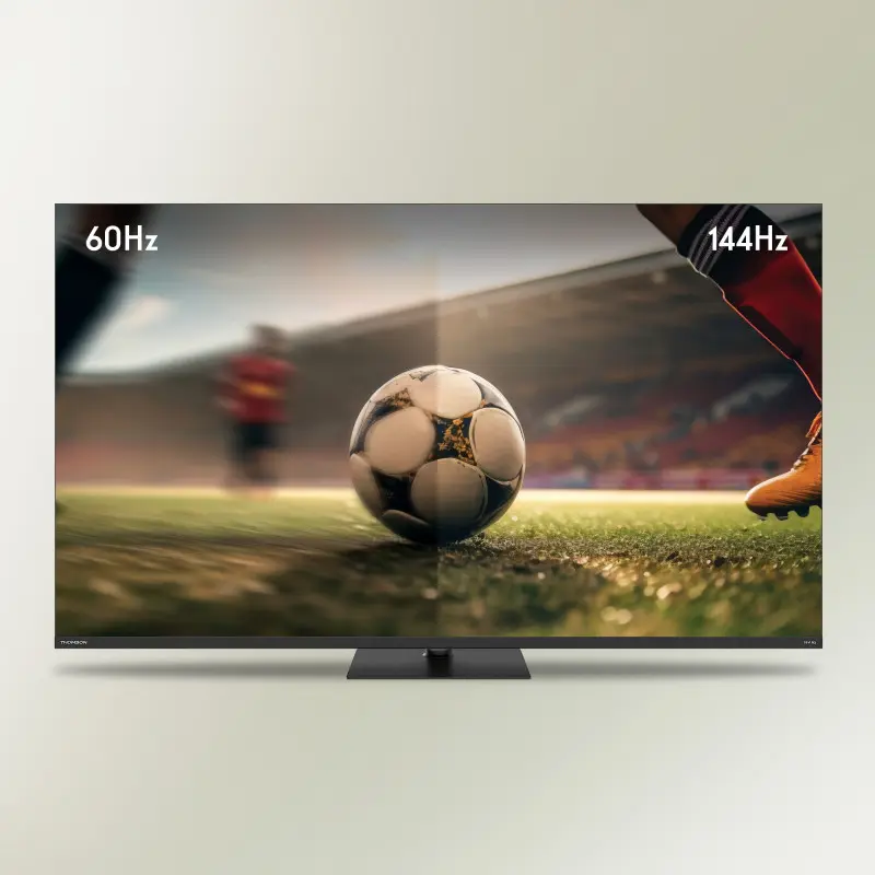 TV Thomson Google TV 50″ QLED Pro 144 Hz avec Récepteur Intégré