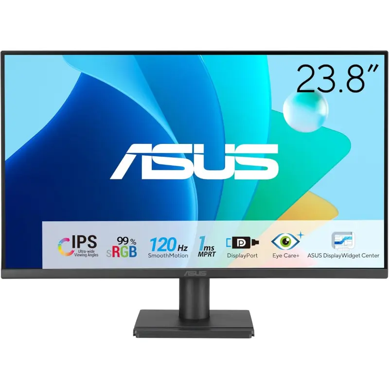 ECRAN GAMING ASUS 23.8&Prime; FHD 120Hz IPS 1ms HDMI/VGA/USB/USB-C + HAUT PARLEUR | NOIR