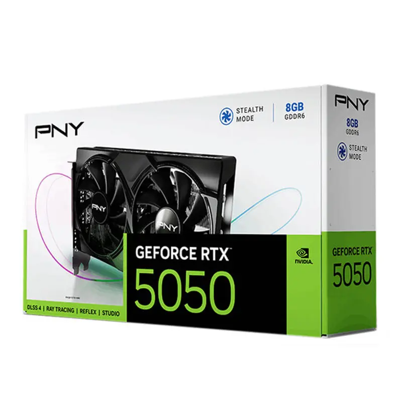 CARTE GRAPHIQUE PNY RTX RTX 5050 8GB DDR6 DUAL FAN