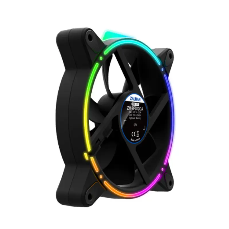 Ventilateur de boitier Zalman RFD120A RGB – 12cm (Noir)