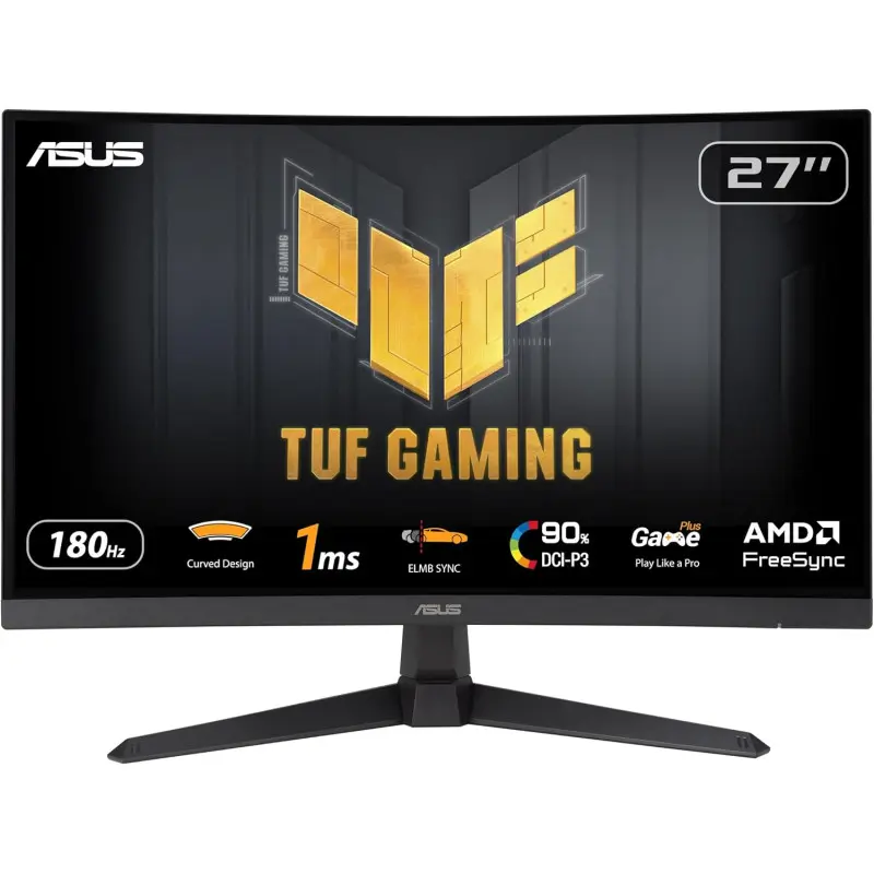 ECRAN TUF GAMING ASUS VG27VQ3B 27&Prime; FHD CURVED 180Hz 1ms HDMI / VGA / USB / HAUT PARLEUR