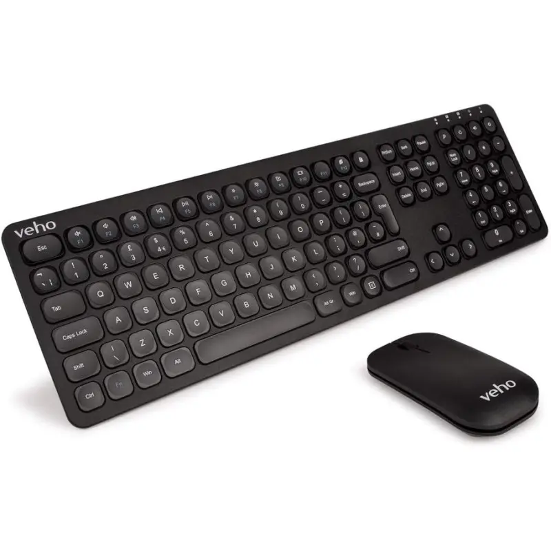 ENSEMBLE CLAVIER ET SOURIS SANS FIL VEHO VHK-001-WZ1 / NOIR