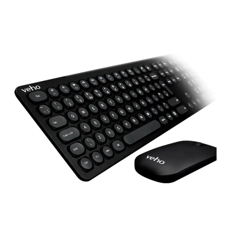 ENSEMBLE CLAVIER ET SOURIS SANS FIL VEHO VHK-001-WZ1 / NOIR