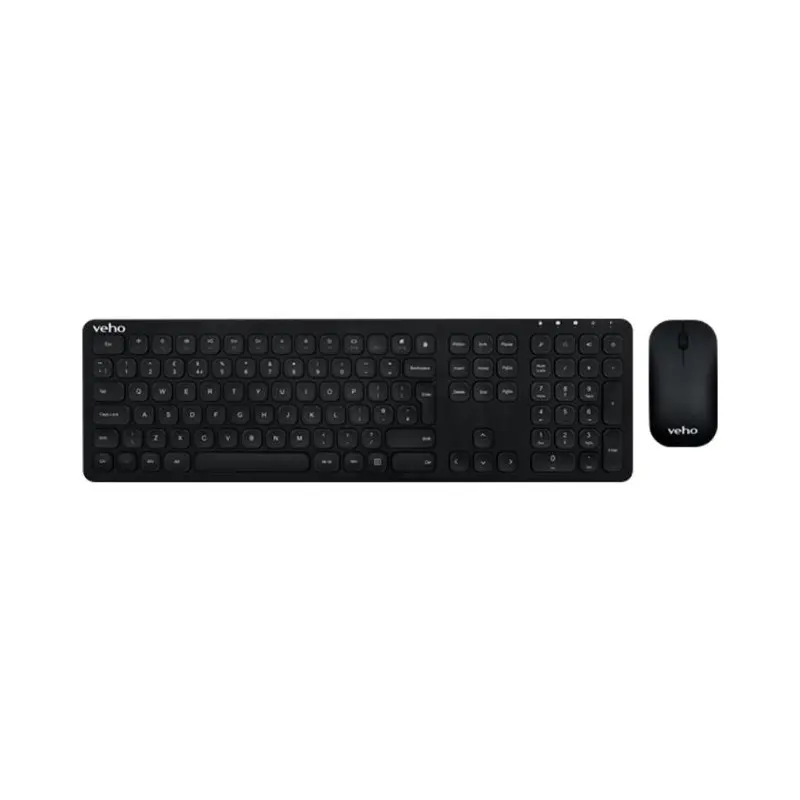 ENSEMBLE CLAVIER ET SOURIS SANS FIL VEHO VHK-001-WZ1 / NOIR