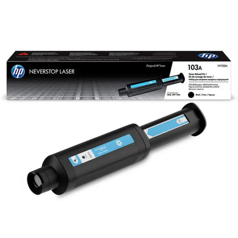 Kit de recharge de toner laser Originale HP 103A noir Neverstop / 2500 pages