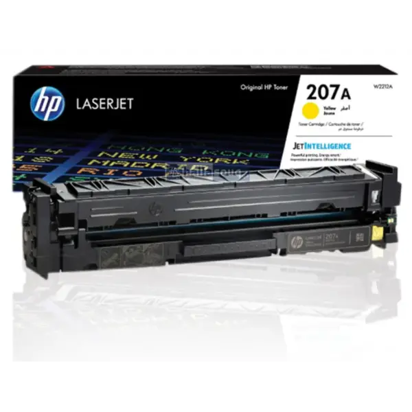 Cartouche de toner HP 207A jaune LaserJet originale /1 250 pages W2212A