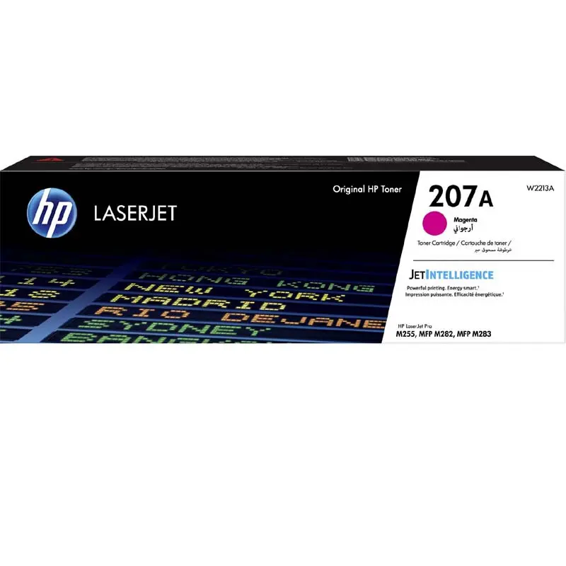 Cartouche de toner HP 207A magenta LaserJet originale / 1 250 pages W2213A