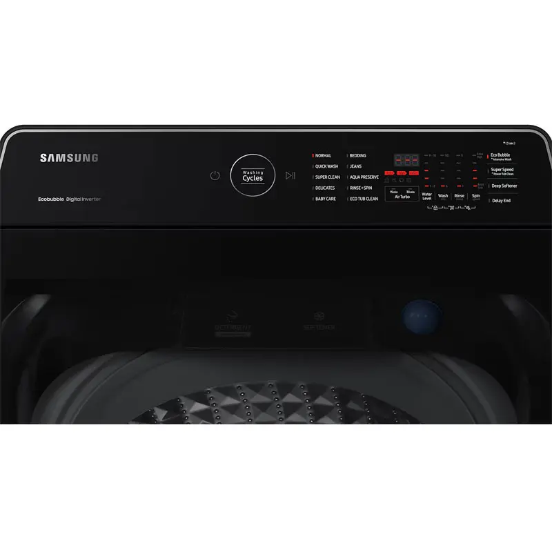 MACHINE À LAVER TOP SAMSUNG 13KG / NOIR CAVIAR / WA13CG5745BV