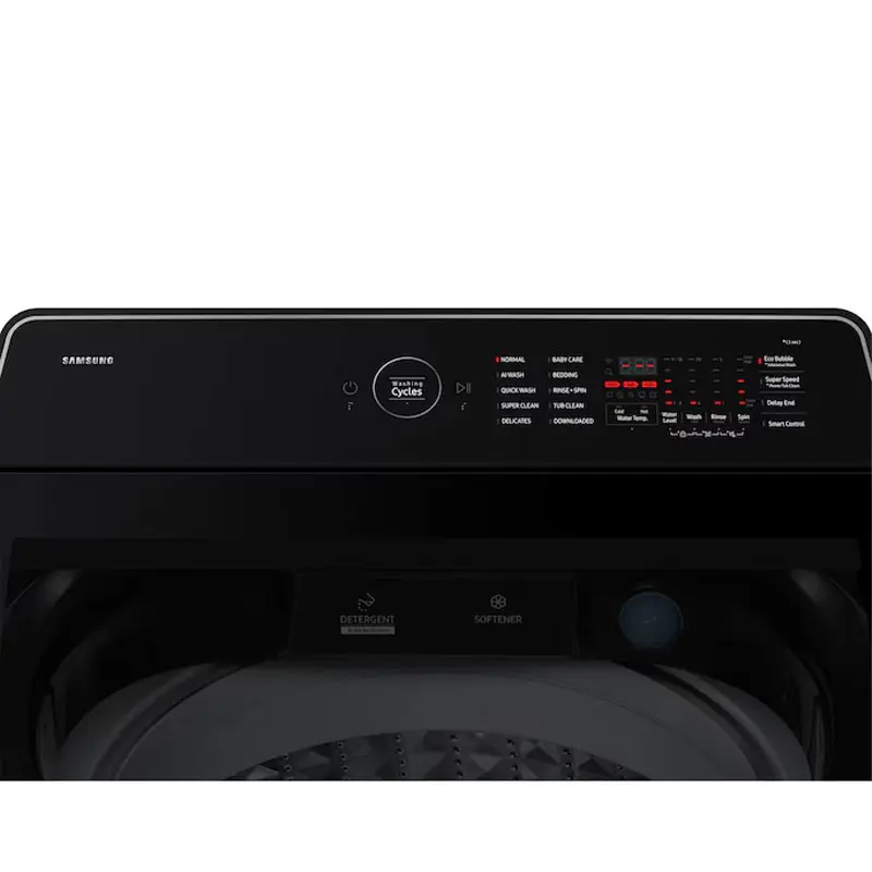 Machine à Laver Samsung 19Kg Smart INVERTER Noir / WA80F19S8B