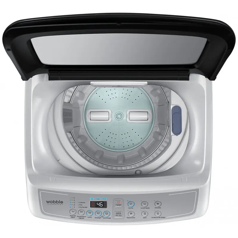 Machine à laver TopLoad Samsung 9Kg WA90H4400SS / Silver