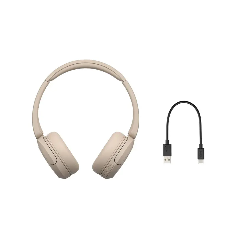 Casque sans fil Sony WH-CH520 – Beige