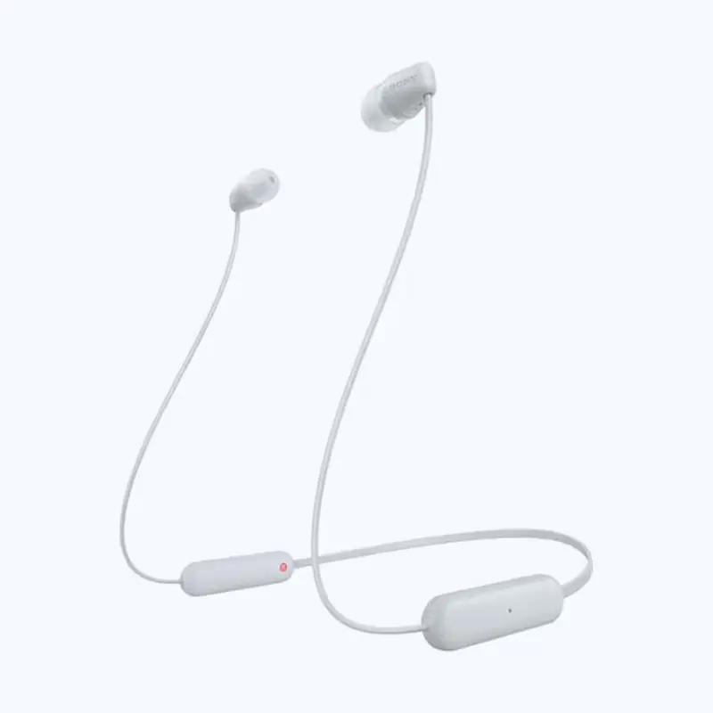Écouteurs Sony intra-auriculaires sans fil WI-C100 – Blanc