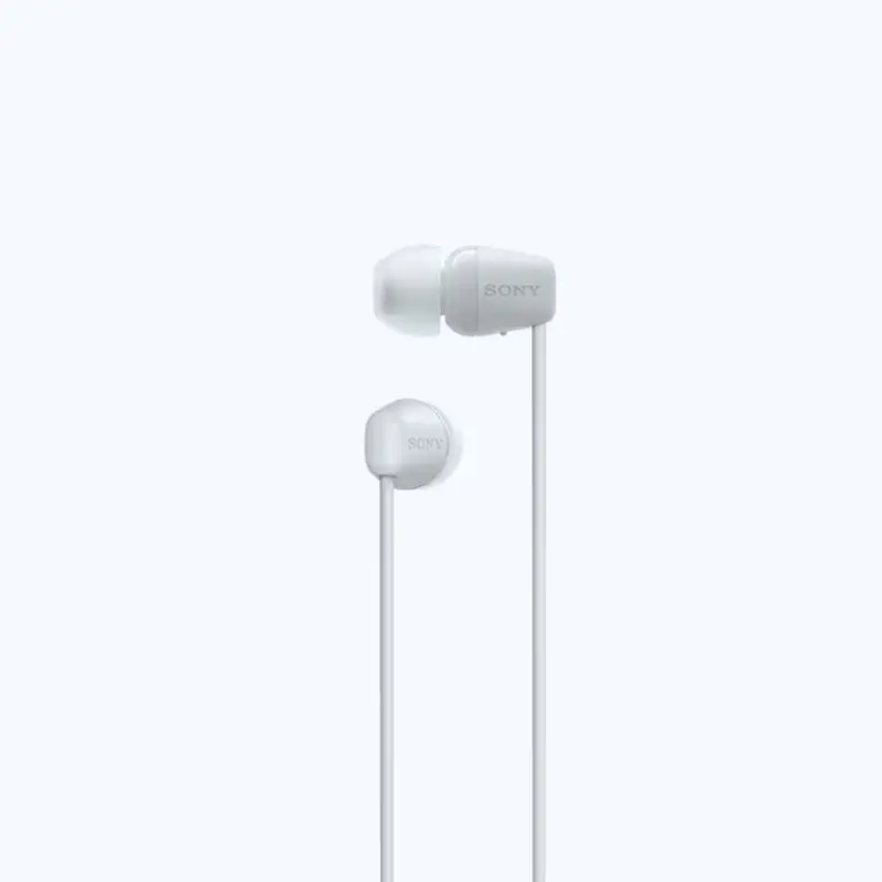 Écouteurs Sony intra-auriculaires sans fil WI-C100 – Blanc