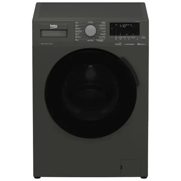 Machine a laver Beko 12kg 1400TR SMART INVERTER / Gris Foncé / WTE12726MG