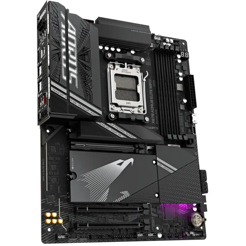 Carte Mère Gigabyte X870 AORUS ELITE WIFI 7 / AM5 / ATX / DDR5