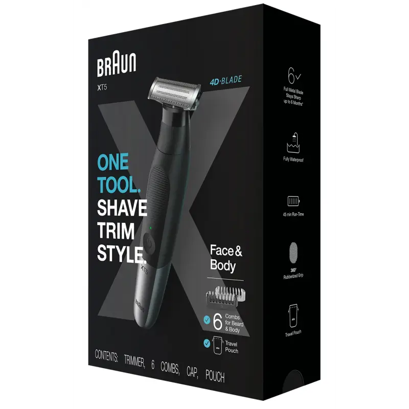 Rasoir Tondeuse hybride Braun Series X XT5200