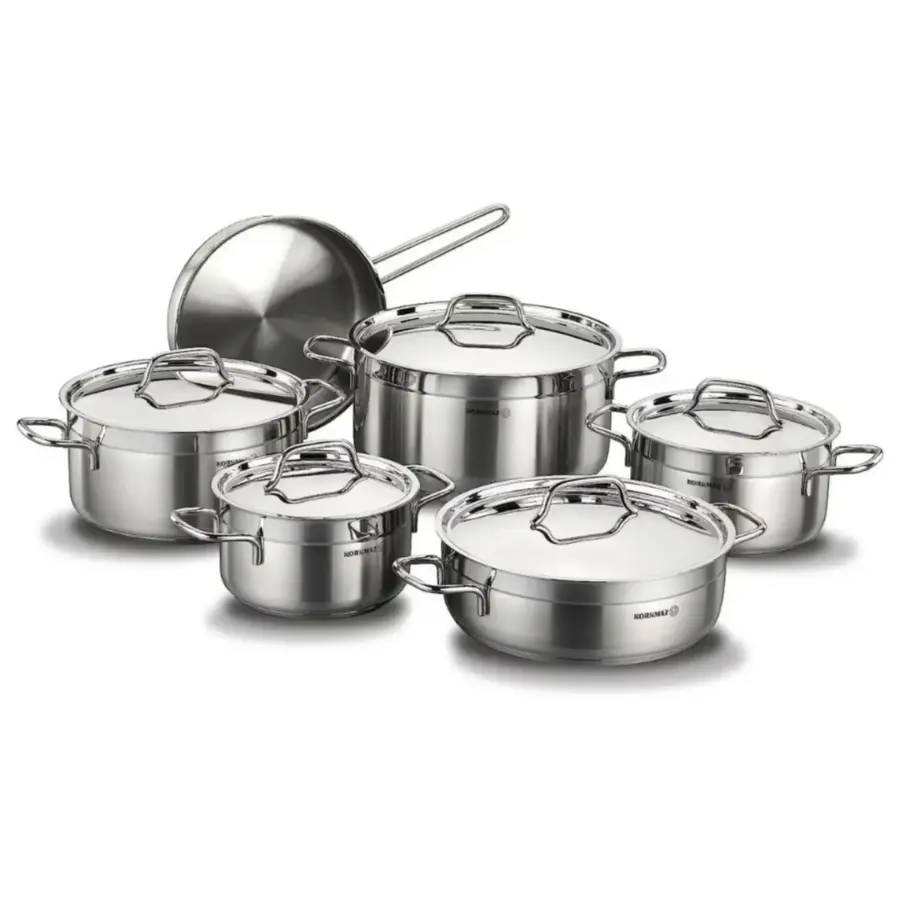 SET 11 PIÉCES KORKMAZ A1610 ALFA PLUS – INOX