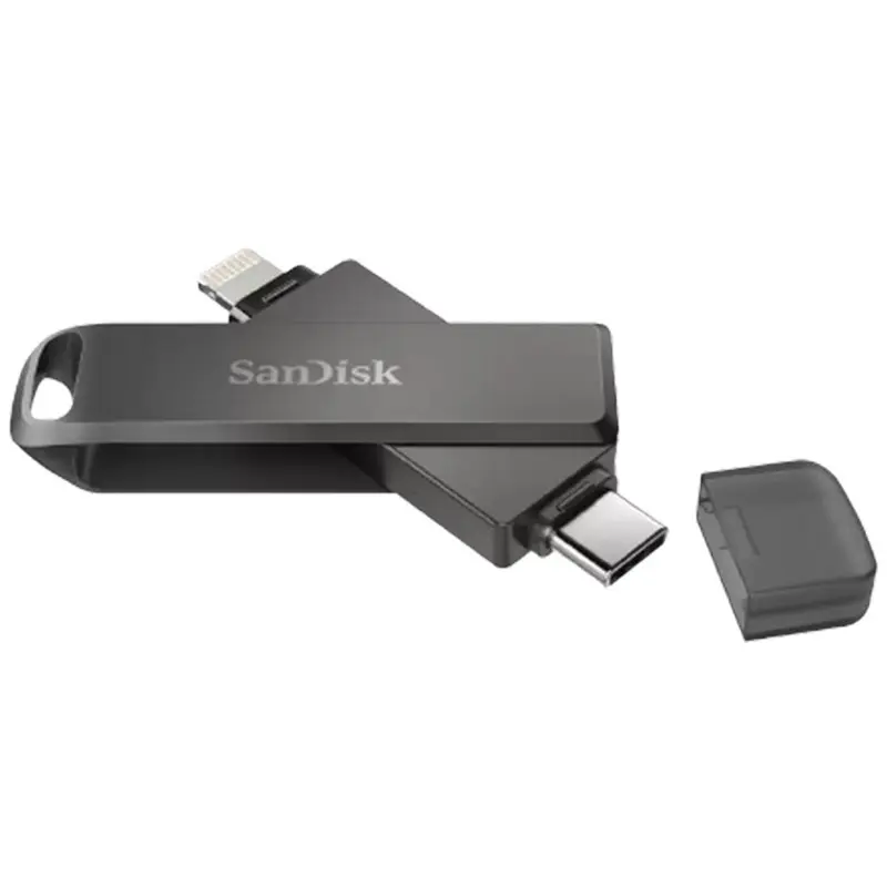 Clé USB SanDisk Double Connectique Lightning / USB C iXpand Flash Drive / 128 GB