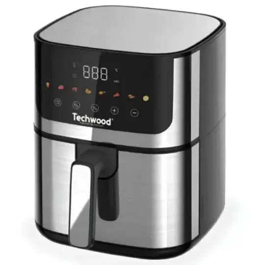 Friteuse Sans Huile TECHWOOD TFR-514SHD 5L – Noir&Silver