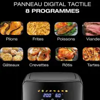 Air Fryer Techwood TFR-806SHD 1700W 8L Noir