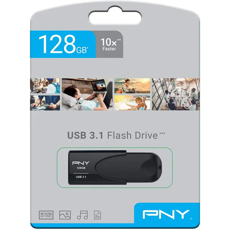 Clé USB PNY 128Go USB 3.1 – Noir