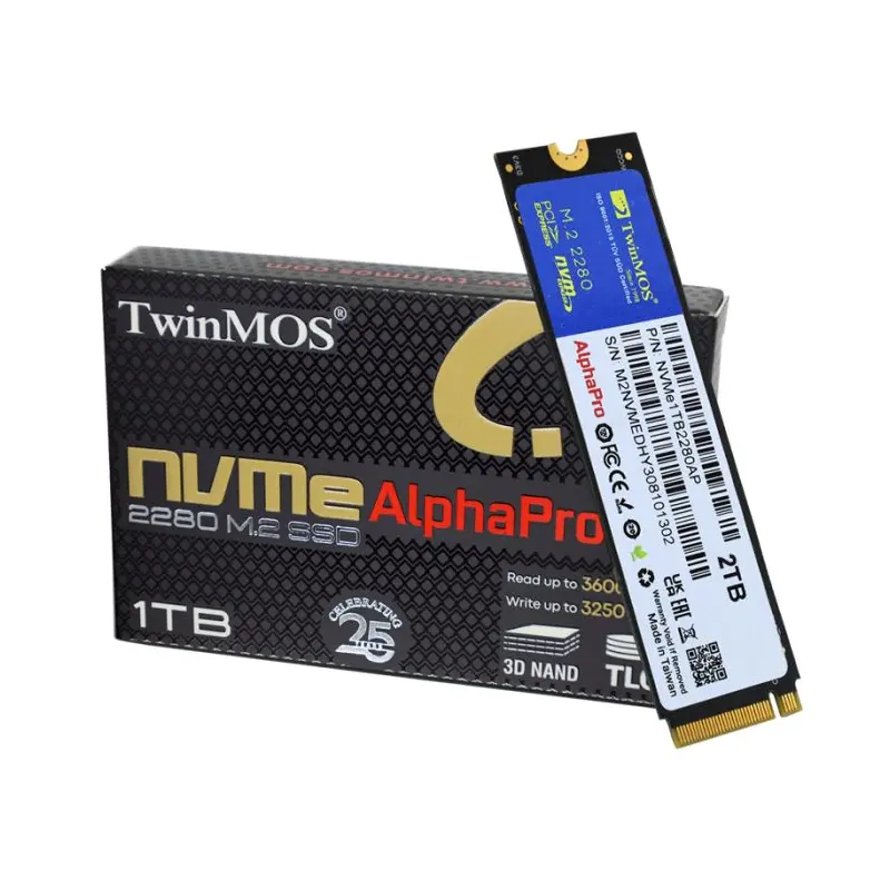 DISQUE DUR INTERNE TWINMOS ALPHAPRO NVME 2TO SSD M.2 PCIE