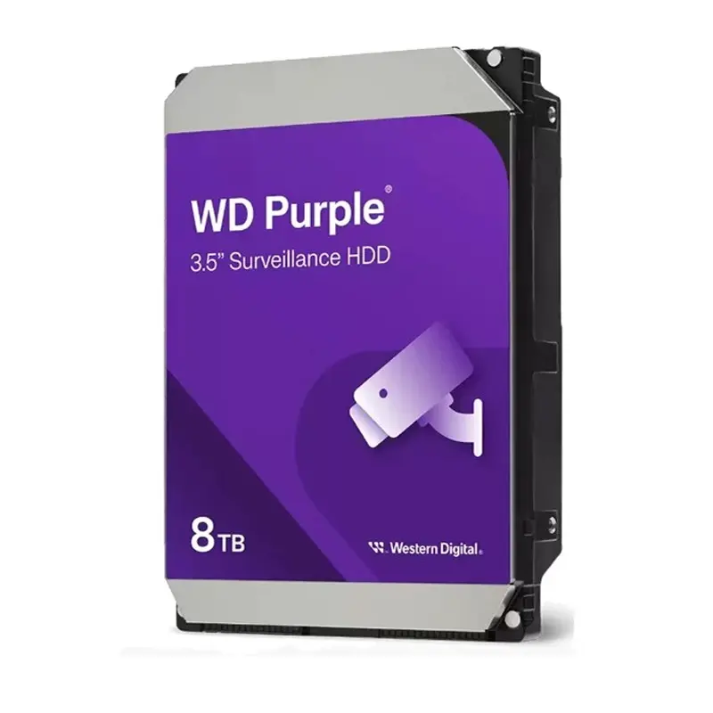 Disque Dur Interne 3.5&Prime; Pour Video Surveillance Western Digital Purple / 8 To