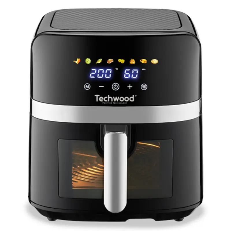 Friteuse Sans Huile TECHWOOD TFR-806SHD 8L – Noir