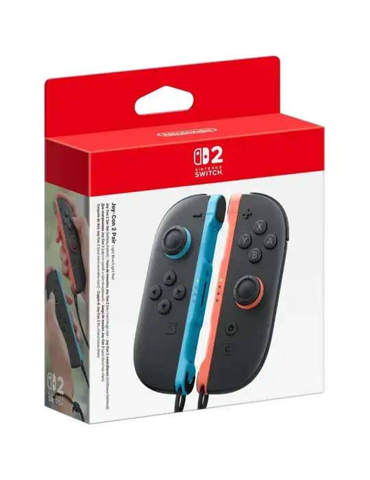 SWITCH 2 PAIRE JOY CON 2 BLUE/ROUGE CLAIR