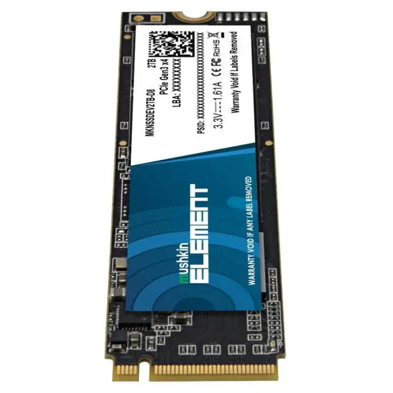 Disque Dur SSD interne M.2 (2280) PCIe Gen3 x4 Mushkin ELEMENT / 2 To