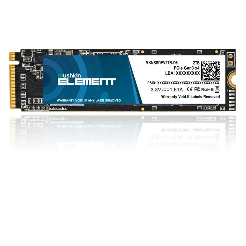 Disque Dur SSD interne M.2 (2280) PCIe Gen3 x4 Mushkin ELEMENT / 2 To