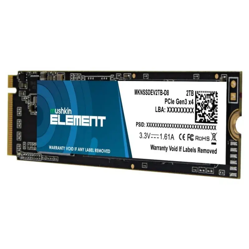 Disque Dur SSD interne M.2 (2280) PCIe Gen3 x4 Mushkin ELEMENT / 2 To