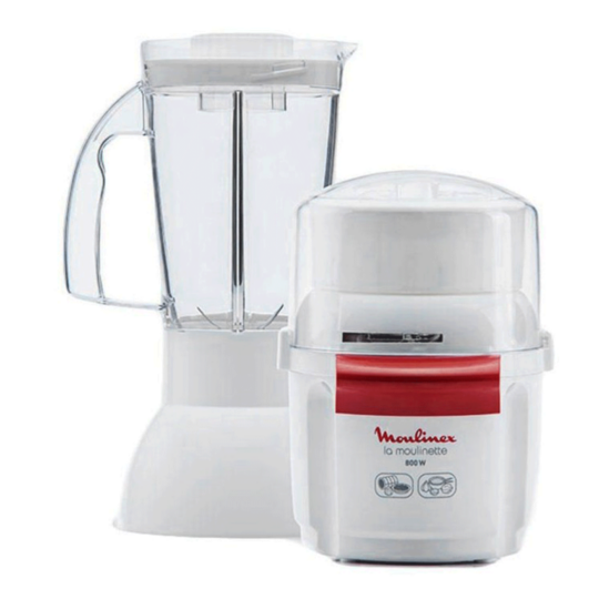 Moulinette & Blender Moulinex 1 Litre | 800 W – AR6801EG – Blanc