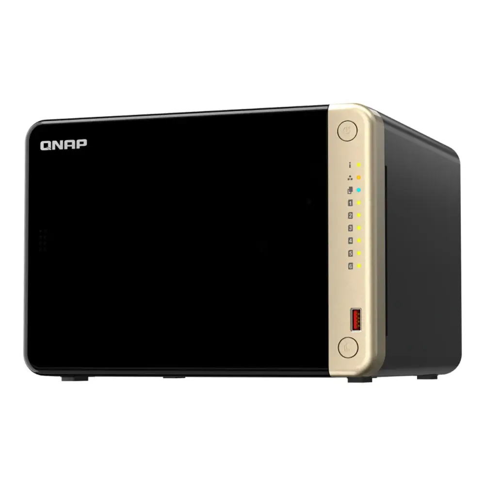 Serveur NAS QNAP TS-664-8G / INTEL CELERON N5095 / Noir