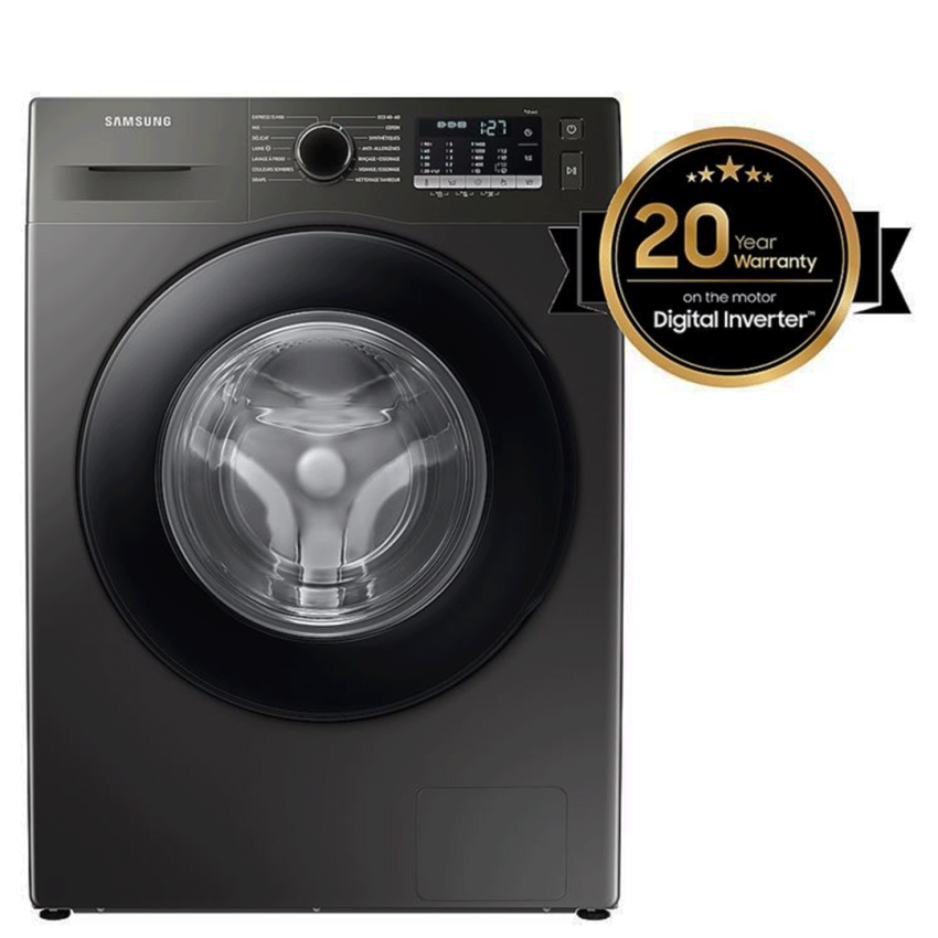Machine à Laver Samsung 7 kg | Essorage 1400 Tours/min – WW70TA46AX – Silver